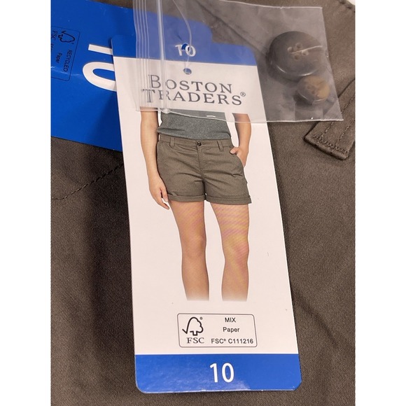 Boston Traders Pants - Boston Traders Women's Short Brown 10 - New